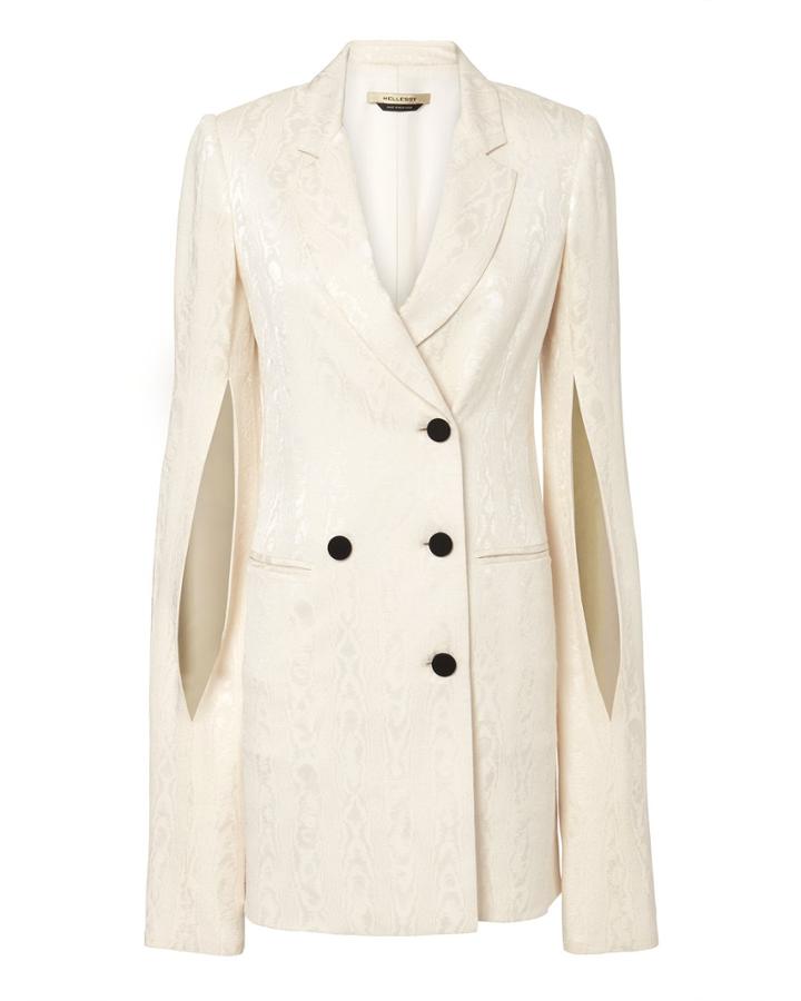 Hellessy Thatcher Ivory Blazer Dress Ivory 6