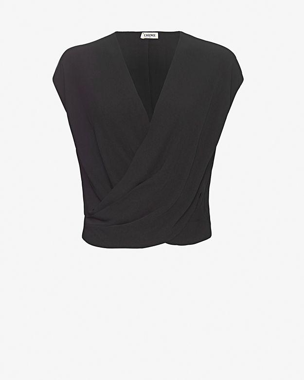 L'agence Snap Back Blouse Removed Per Buying