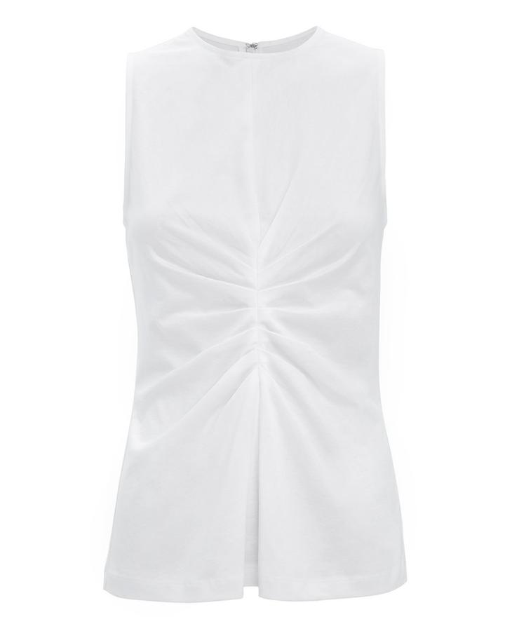 Victoria Victoria Beckham Victoria, Victoria Beckham Tuck Front Tank White P