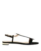 Aquazurra Aquazzura Vogue Flat Sandals Black 40