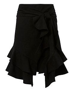 Exclusive For Intermix Erika Tie Ruffle Skirt