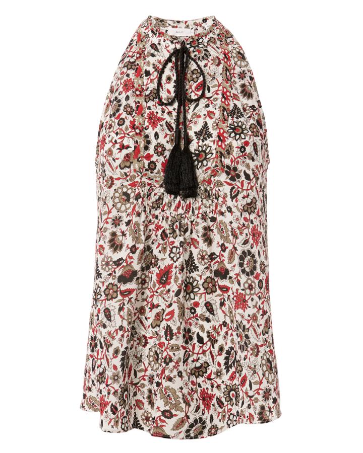 A.l.c. Levi Floral Printed Top