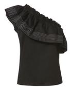 Exclusive For Intermix Aaliah Off Shoulder Top Black P