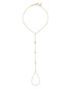 Jacquie Aiche 3 Diamond Finger Bracelet Gold 1size