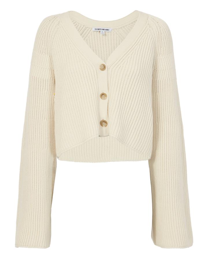 Elizabeth And James Cabot Cardigan Sweater Ivory P