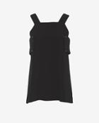 Derek Lam 10 Crosby Banded Crepe V Tank