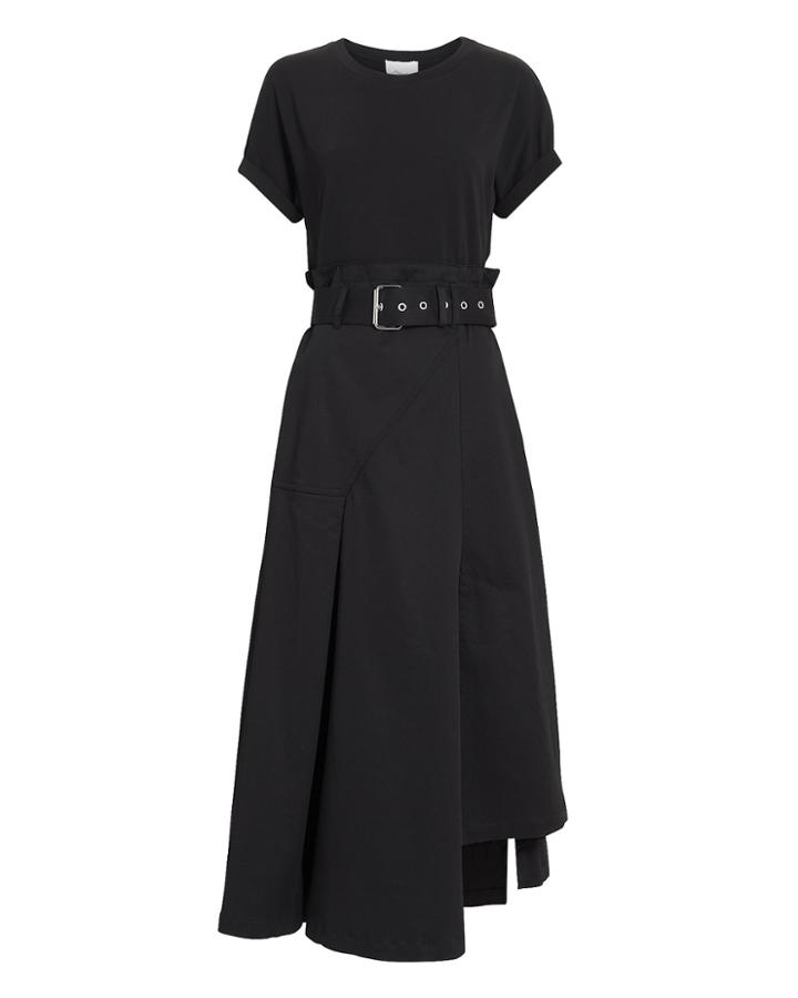 3.1 Phillip Lim Tee Top Dress Black 4