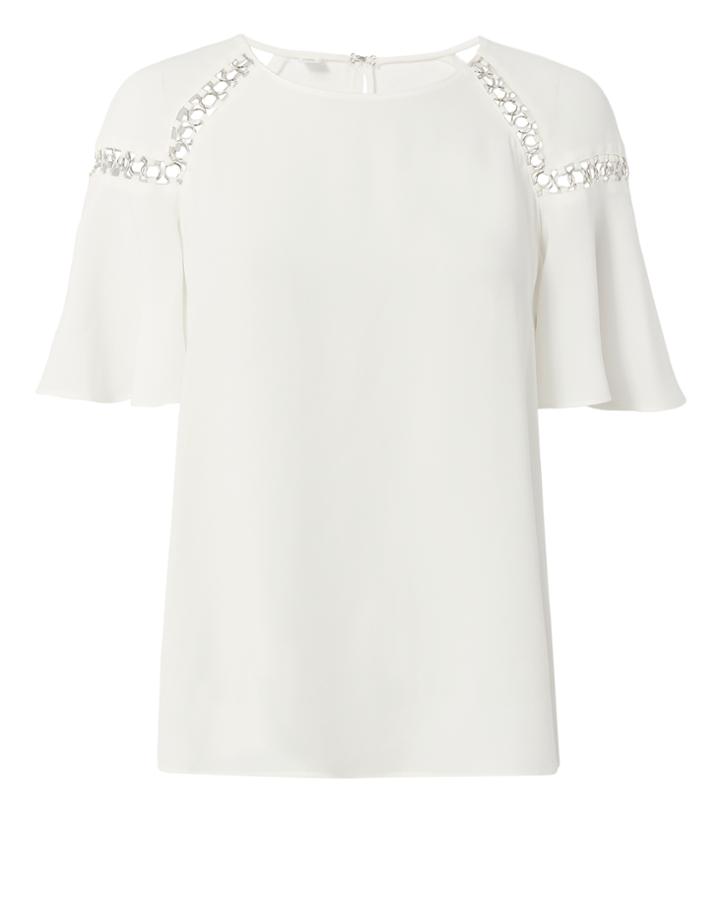 A.l.c. Sheila Ring Detail Blouse