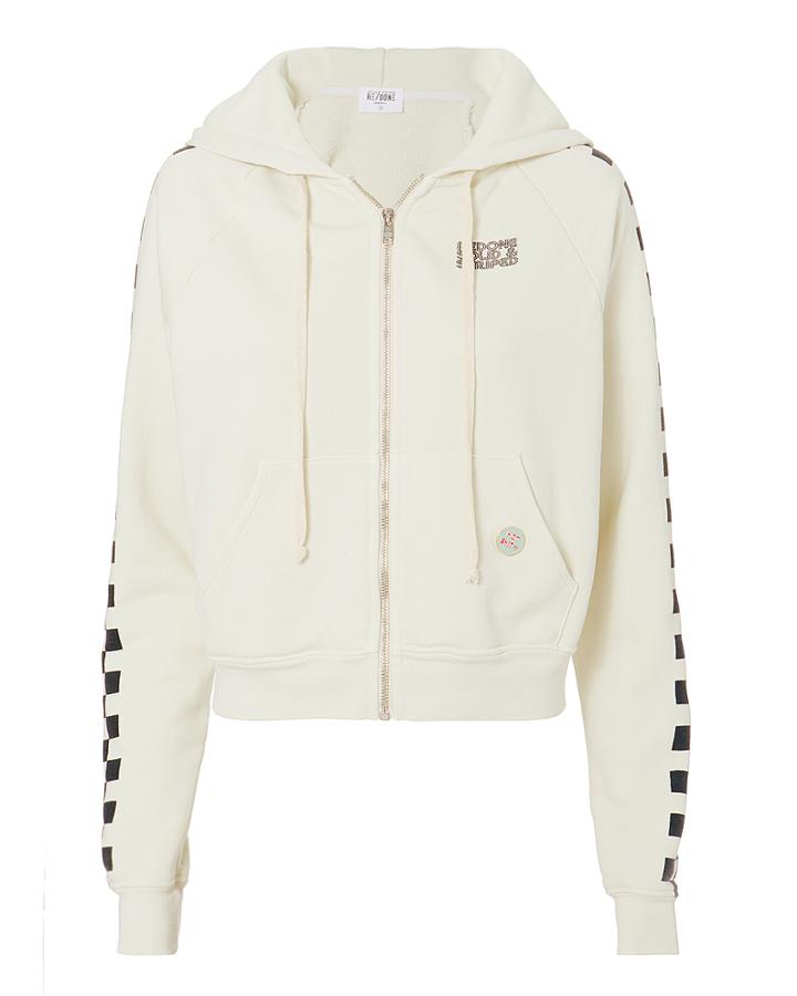 Re/done X Solid & Striped Malibu Sweatshirt Ivory P