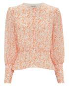 The East Order Peaches Floral Blouse Orange Floral S