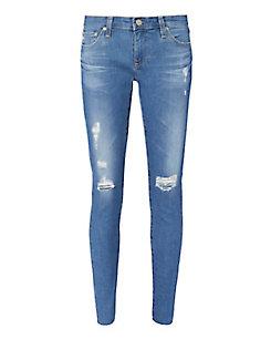 Ag Distressed Legging Ankle Jeans