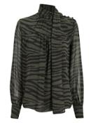 Proenza Schouler Tiger Tie Top Green 6