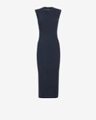 Enza Costa Exclusive Ribbed Maxi Dress: Navy
