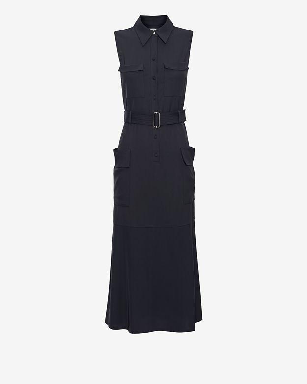 A.l.c. Hayden Sleeveless Belted Shirtdress