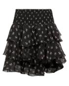 Exclusive For Intermix Intermix Keelan Floral Mini Skirt Black Floral L