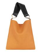 Marni Contrast Soft Handle Leather Shoulder Bag