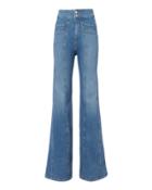 Veronica Beard Farrah Wide Leg Pants Denim 24