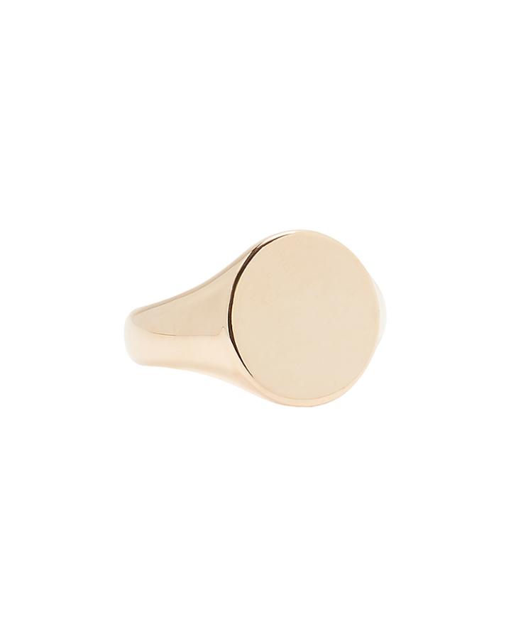 Melanie Auld Signet Ring Gold 4