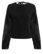 Eleven Six Faye Knit Sweater Black M/l