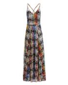 Missoni Diamond Maxi Dress Black/red/yellow Diamond 38