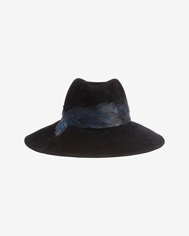 Eugenia Kim Emmanuelle Medium-brim Feather Fedora