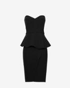 Derek Lam 10 Crosby Exclusive Strapless Peplum Dress