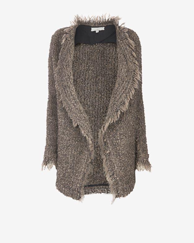 Iro Campbell Frayed Loop Knit Cardi