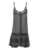 Melissa Odabash Khloe Knit Mini Dress Navy S