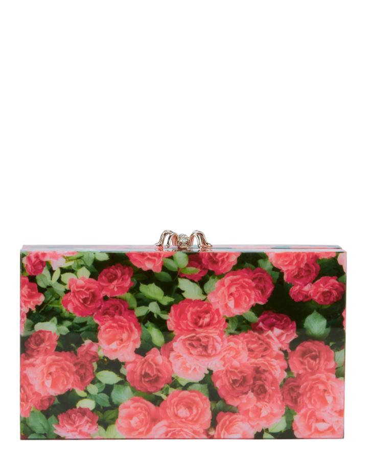 Charlotte Olympia Pandora Floral Clutch