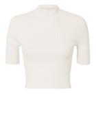 Dion Lee Multi Rib Crop Top Ivory P