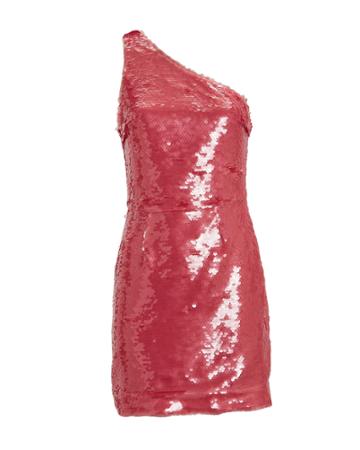 Haney Serena Sequin Mini Dress Pink Sequins 2