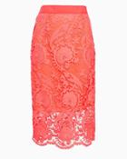 Miguelina Exclusive Sage Blossom Lace Skirt
