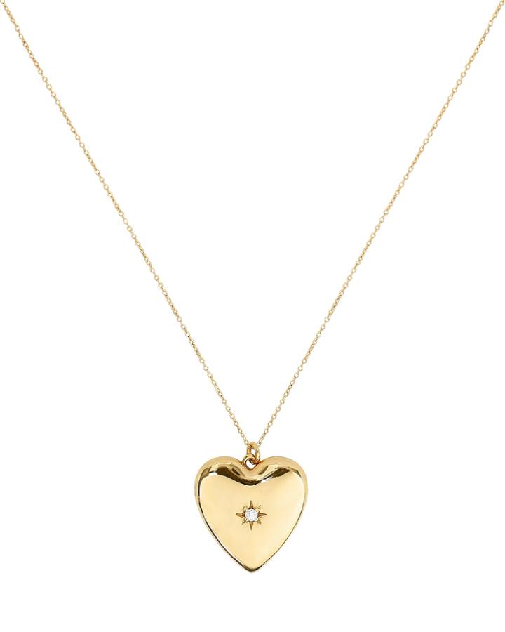 Sasha Samuel Anouk Heart Locket Necklace Gold 1size