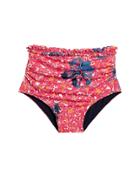 Clube Bossa Bilda High Waist Bikini Bottom Red Floral P