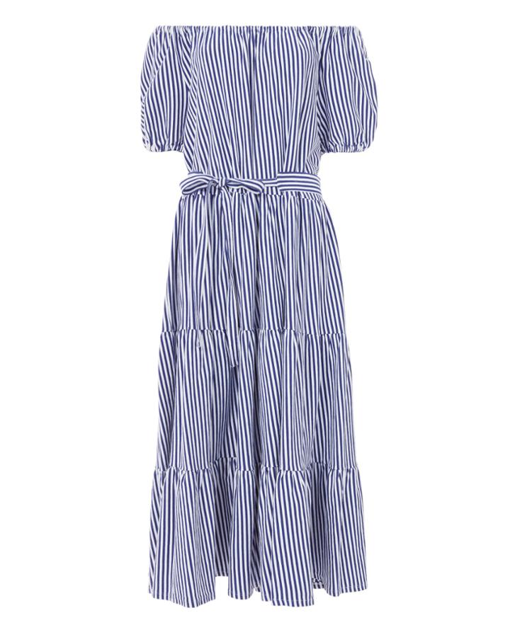 Mds Stripes Lexi Peasant Dress Pattern Zero
