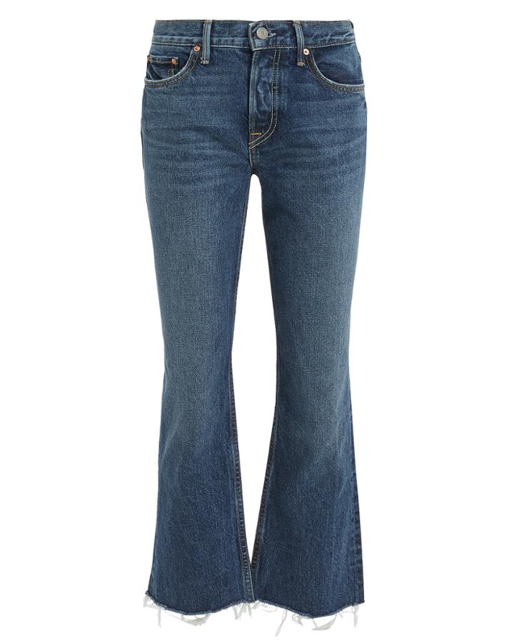 Grlfrnd Tatum Crop Jeans Dark Blue Denim 23