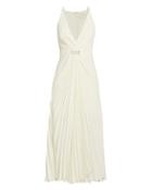 Dion Lee Suspended Sunray Pleated Dress Ivory 4