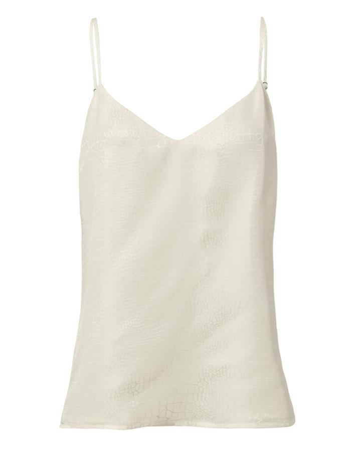 L'agence Jane Snake Tank Ivory S