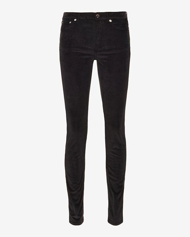 Blk Dnm 22 Washed Black Cords