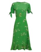 Faithfull The Brand Emilia Floral Midi Dress Green Floral P