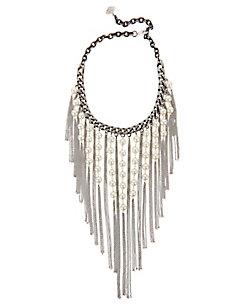 Laura Cantu Pearl Fringe Necklace