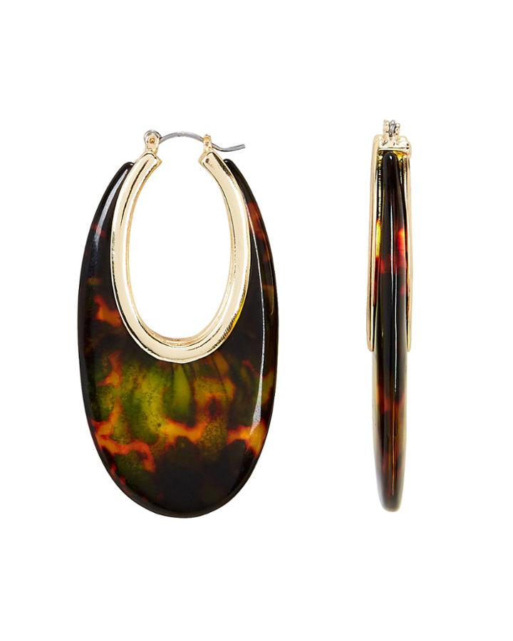 Amber Sceats Pisa Drop Earrings Gold/tortoise 1size