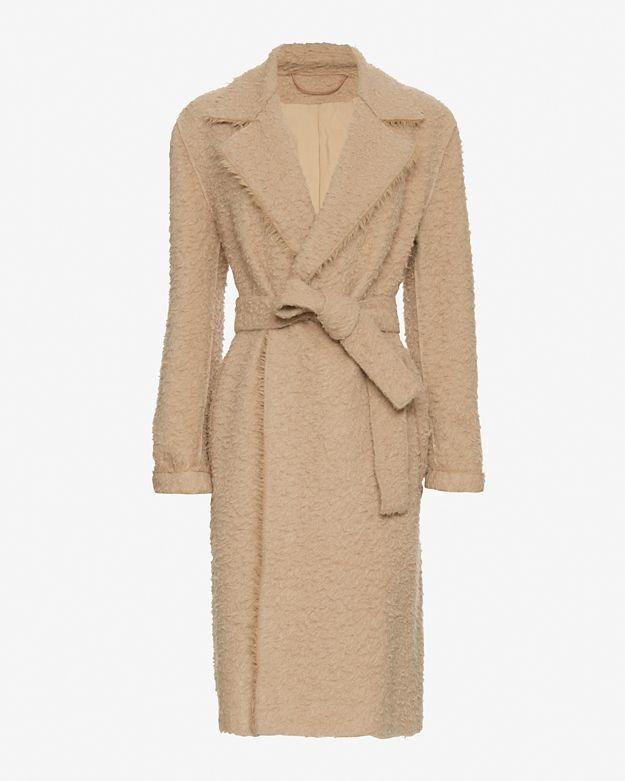 Helmut Lang Shaggy Wool Coat