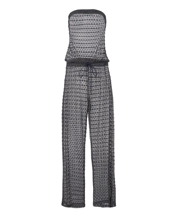 Melissa Odabash Swim Melissa Odabash Grace Wide Leg Jumpsuit Navy L