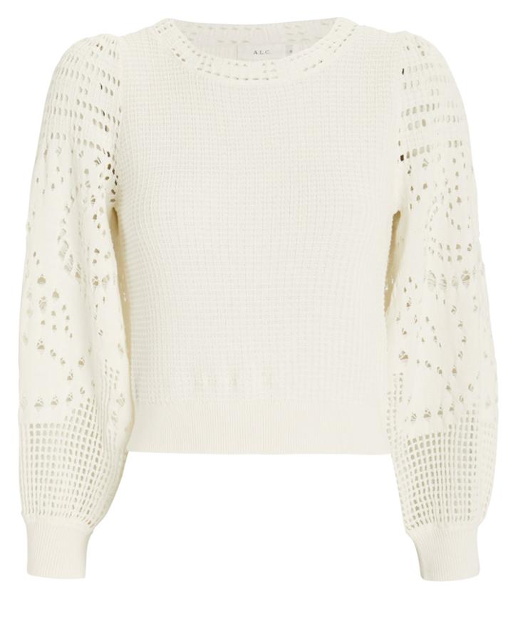 Alc A.l.c. Sandra Knit Top White L