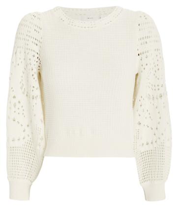 Alc A.l.c. Sandra Knit Top White L
