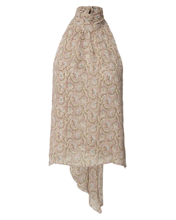 Exclusive For Intermix Ines Mock Neck Tie Top