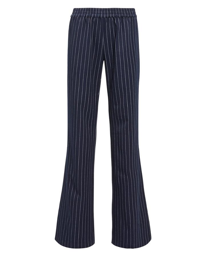 St. Roche Colette Striped Pants Navy/white L