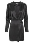 Cushnie Et Ochs Elin Blouson Silk Mini Dress Black 2