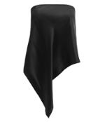 Michelle Mason Asymmetric Bustier Top Black 6